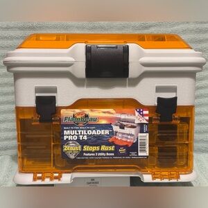 Flambeau Multiloader Pro T4 Tackle Box - Orange and White New!